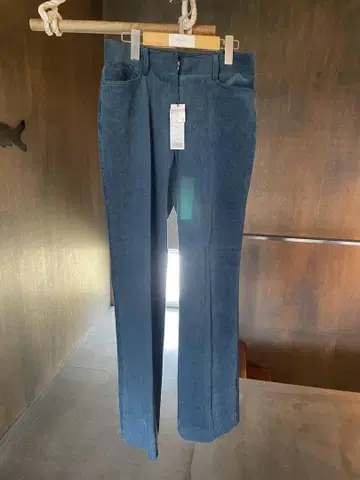 blanc bijoux 다크 블루 코듀로이 슬랙스 M 사이즈 새상품