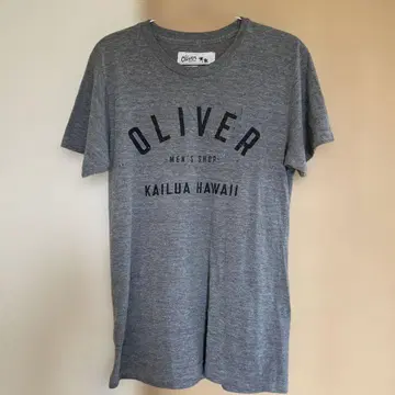OLIVER 남성용 티셔츠 그레이 KAILUA HAWAII