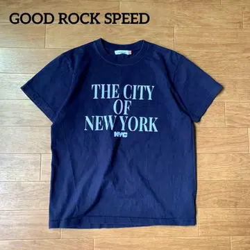 GOOD ROCK SPEED NYC 티셔츠 네이비