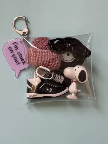 가챠 파우치 PEANUTS 스누피 컨버스