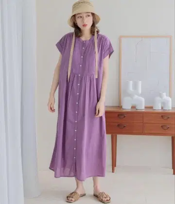 어반 리서치 써니 라벨 에어리 코튼 핀턱 원피스