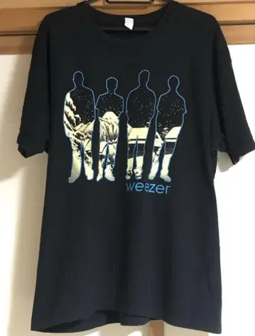 빈티지 weezer tour 티셔츠