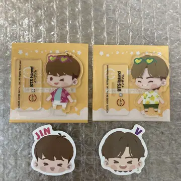 스시로 BTS Island 인더섬 아크릴 스탠드 피크 JIN V