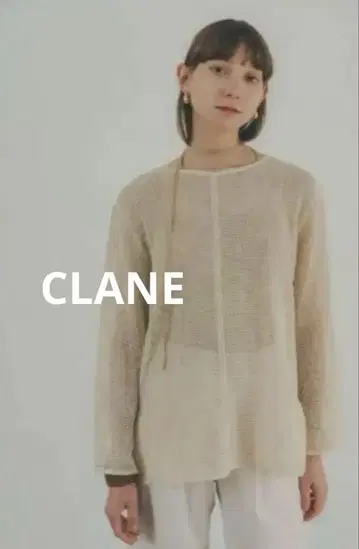CLANE 코튼 메쉬 티셔츠 size1