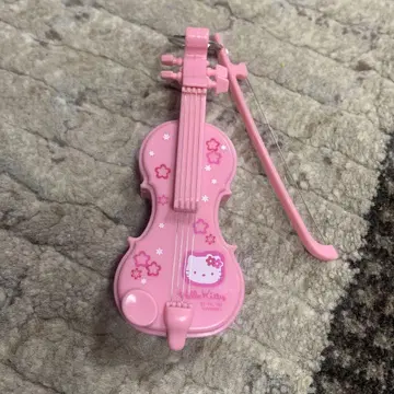산리오 레트로 레어 헬로키티 바이올린 완구 SANRIO 당시 물품