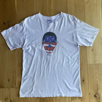 Hanes 헤인즈 헤비 웨이트 오바마 전 대통령 로고 티셔츠 M 사이즈