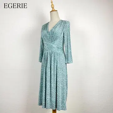 EGERIE 저지 소재 꽃무늬 원피스