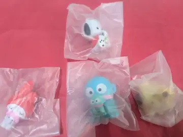 산리오 봉제 인형과 함께 피규어 컴프 세트 전 4종