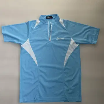 Srixon 스카이블루 하프 지퍼 피케 셔츠 M