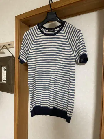 존스메들리 JOHN SMEDLEY 영국제 보더 니트 티셔츠