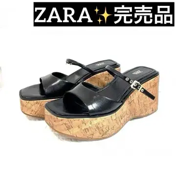 완판템 자라 새상품 24cm 웨지솔 샌들