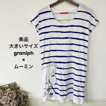 새상품급 빅 사이즈 graniph 그라니프 무민 튜닉
