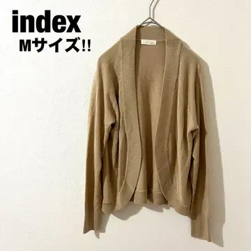 index 인덱스 브라운 가디건 M 레이온 겉옷
