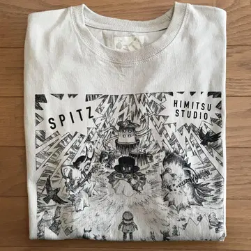 스핏츠 SPITZ 히미츠 스튜디오 오바케의 락밴드 티셔츠