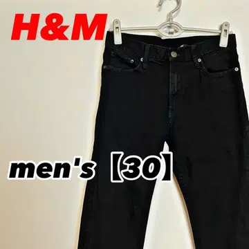 M157 [H&M] 데님 청바지 [30인치] 블랙