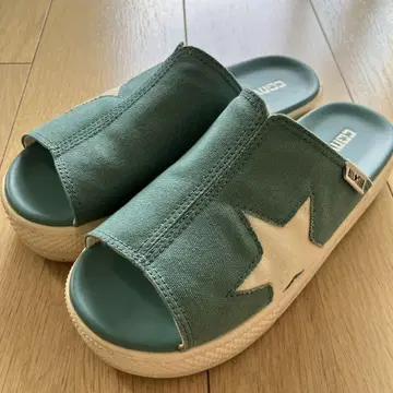 올스타 PLTS 카우 포트 샌들 24cm 여성용 통굽