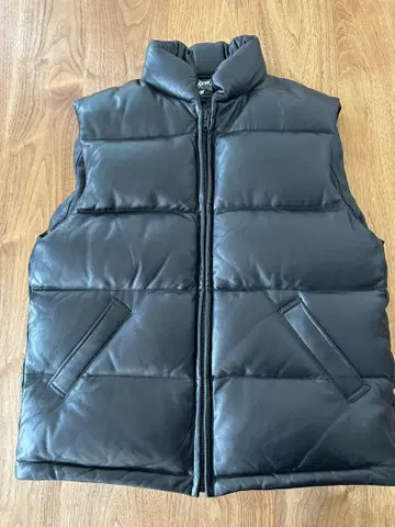 Shott x Steven Alan 가죽 다운 베스트 사이즈 L