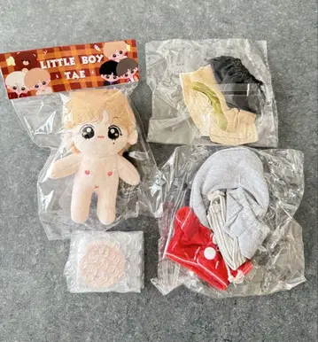 테테 봉제 인형 little boy Tae 10cm 옷 갈아입기 의류