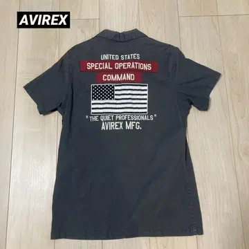 AVIREX 아비렉스 워크 셔츠 자수