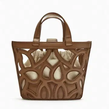 ZARA 컷워크 미니 토트백