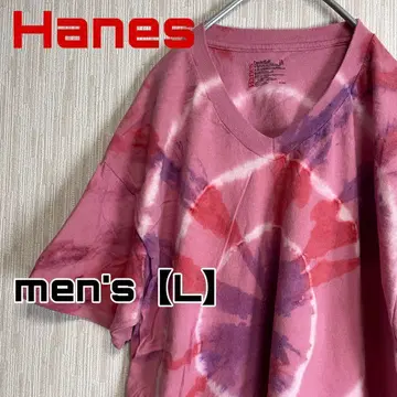 C969 [Hanes] 반팔 타이다이 티셔츠 [L] 올 패턴