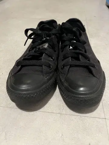 CONVERSE ALL STAR OX 블랙 로우 컷