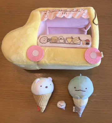 스미코구라시 장면 봉제인형 왜건 키친카 새우튀김 꼬리 아이스 덤