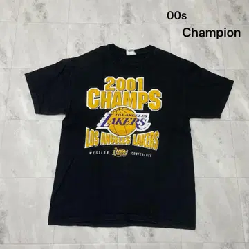 00s 챔피온 레이커스 NBA 로스앤젤레스 USA 농구 티셔츠