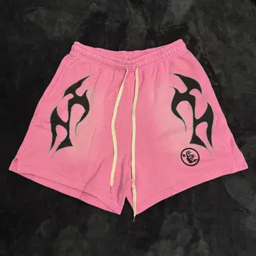 미사용 새상품 Hellstar Flame Shorts 하프 팬츠