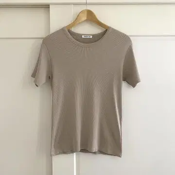 Deuxieme Classe EVERYDAY 골지 티셔츠 베이지 새상품급