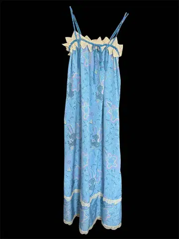 [초희귀품] 빈티지 ZANDRA RHODES 80년대 맥시 드레스