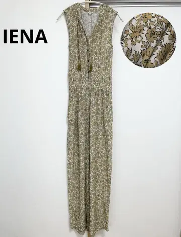 IENA IPEKER 올인원 플라워 프린트 꽃무늬 슬리브리스