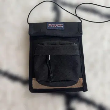 JANSPORT 블랙 스마트폰 숄더백