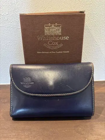 Whitehouse Cox 접이식 지갑 네이비