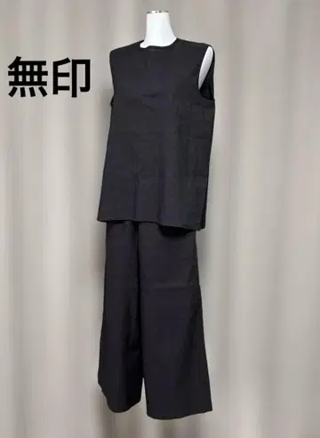 MUJI 슬리브리스 세트업