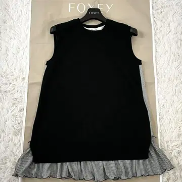 새상품급 ADEAM 아디아무 FOXEY 이베니스 니트탑 42373XS