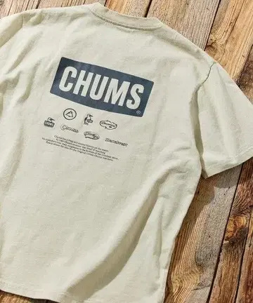 CHUMS x FREAK'S STORE 티셔츠 그레이쉬 베이지 XL