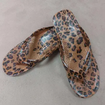 교산 레오파드 무늬 브라운 3L 새상품
