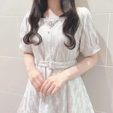 evelyn 전체 레이스 올인원 아이스 블루