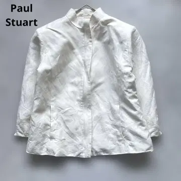 Paul Stuart 린넨 자켓 스탠드 카라