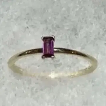JUPITER k10 루비 스퀘어 컷 반지