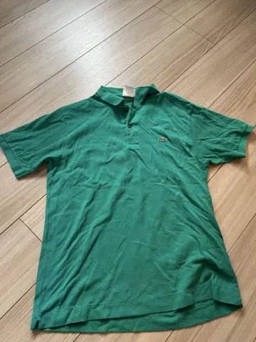 LACOSTE 그린 피케 셔츠 사이즈 3