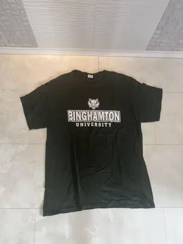BINGHAMTON UNIVERSITY 티셔츠 다크 그린