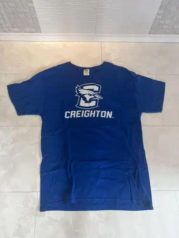 CREIGHTON 로고 티셔츠 L 사이즈 블루