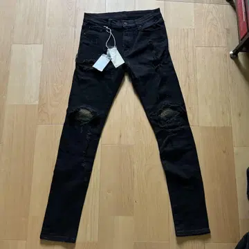 mnml 블랙 스키니 데님