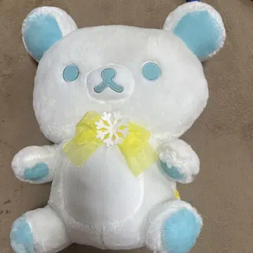 리락쿠마 스노우 화이트 봉제 인형 XL 프리미엄