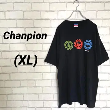 chanpion 챔피온 오버 사이즈 블랙 T셔츠 XL 빅 사이즈 여름