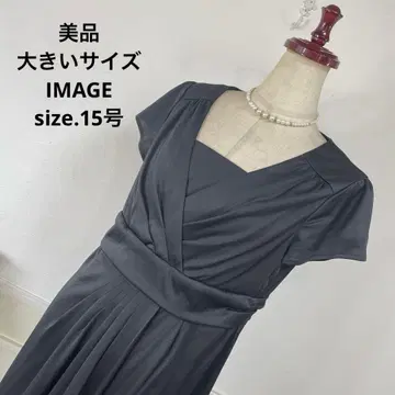 새상품급 빅 사이즈 IMAGE 스트레치 포멀 원피스 15호