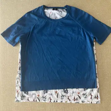 PAUL SMITH 폴스미스 파랑 터콰이즈 반팔 셔츠