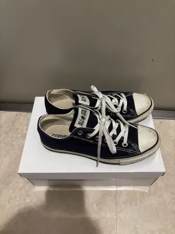 CONVERSE ALL STAR 네이비 스니커즈